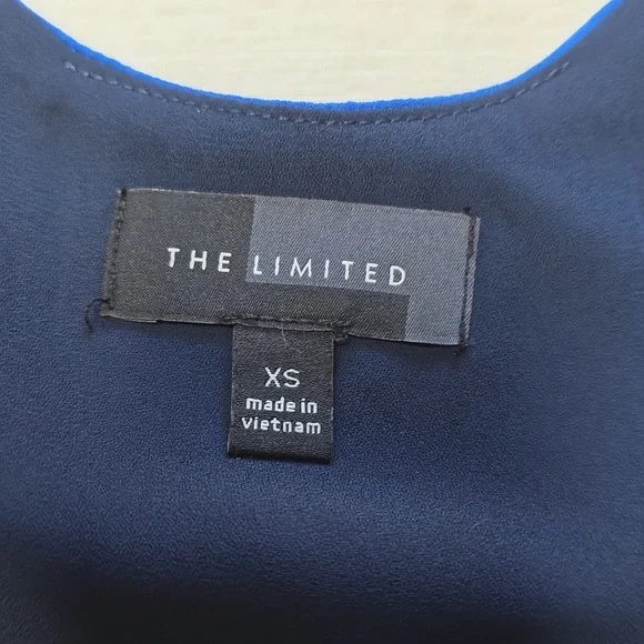 The Limited Blue and Black Layered Tank Top - Picture 3 of 8